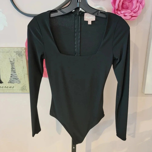 Show Me Your MuMu Tops - SHOW ME YOUR MUMU BLACK BODYSUIT